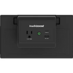 Luxor KwikBoost EdgePower A/C & USB Clamp-On Universal Desktop Charging Station, Black (KBEP-CGR)