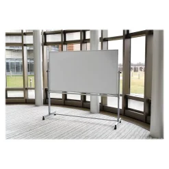 Online Steel Mobile Dry-Erase Whiteboard, Aluminum Frame, 40