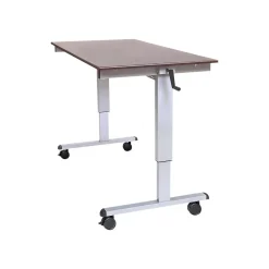 Hot 60"W Adjustable Desk, Laminate Wood (STANDUP-CF60-DW) Standing Desks
