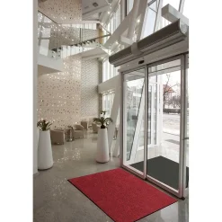 Floor Mats<M + A Matting Plush Commercial Wiper Floor Mat, 4.92' x 2.92', Red Pepper (1807635590)