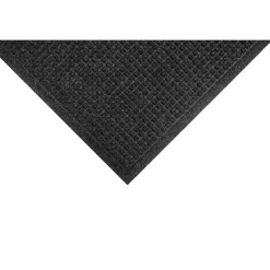 Floor Mats<M + A Matting WaterHog Squares Commercial Wiper/Scraper Entrance Floor Mat, 5.83' x 7.92', Charcoal (2805468170)