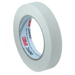 3M 1 in x 60 yds., Masking Tape, White, 6 Rolls (MMM260024A-6)* Masking Tape