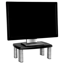 3M Adjustable Monitor Stand, Holds up to 80 lbs. Height Adjustable From 1 in. to 5 7/8 in. (MS80B)* Monitor Mounts & Stands