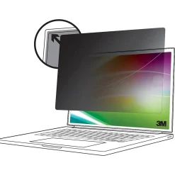 3M Bright Screen Privacy Filter for 13.3" Full Screen Laptop, 16:9 (BP133W9E)