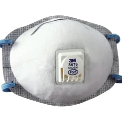 Masks<3M ™ Disposable Particulate Respirator; 8576, P95, Oil Proof, Fixed Strap, 10/BX