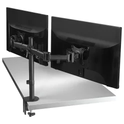 Post-it 3M Dual Monitor Mount, Swivel, Tilt, Rotate, Two Monitors Up to 28.5