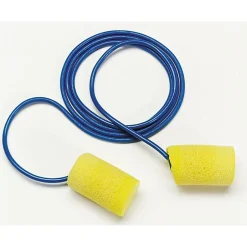 Ear Protection<3M E-A-R Classic Earplugs, Corded, Poly Bag, 200 Pairs/Case (311-1101)