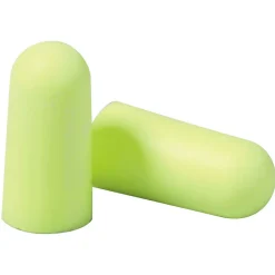 Ear Protection<3M E-A-Rsoft Yellow Neons Earplugs 312-1250, Uncorded, Poly Bag, 200 Pairs/Case (312-1250)
