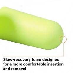 Ear Protection<3M E-A-Rsoft Yellow Neons Earplugs 312-1250, Uncorded, Poly Bag, 200 Pairs/Case (312-1250)