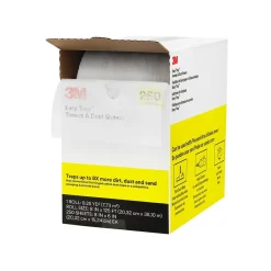 3M Easy Trap Cotton Dusting Cloths, 6" x 8", Gray, 2.95 lbs., 250 Sheets/Roll (55654W)