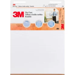 Online Flip Chart Easel Pad, 25" x 30", 40 Sheets/Pad, 2 Pads/Carton (MMM570) Easel Paper Pads