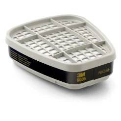 Masks<3M Formaldehyde/Organic Vapor Cartridge, Black & Olive, 2/Box (6005)