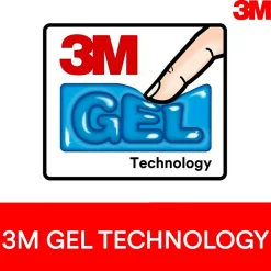 3M Gel Wrist Rest for Mouse, Black, Easy to Clean Cover, Anti-microbial Product Protection (WR305LE)* Ergonomic Wrist Rests