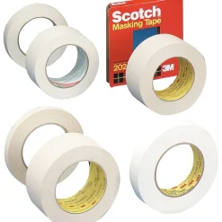 Scotch 3M General Purpose Masking Tape, 3" Core Size, 1 1/2" x 60 Yards (243112)* Masking Tape