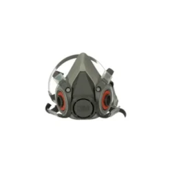 Masks<3M Half Facepiece Reusable Respirator 6200, Medium, Gray (6200)