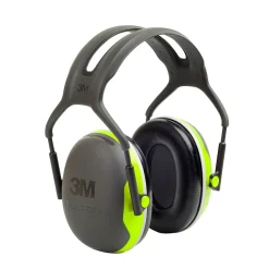 Ear Protection<3M Occupational Health & Env Safety Over-the-Head Earmuffs, Black & Chartreuse, Each (X4A)