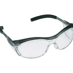 Eye Protection<3M Occupational Health & Env Safety Glasses, Gray/Black