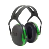 Ear Protection<3M Occupational Health & Env Safety Over-the-Head Earmuffs Black & Green Each