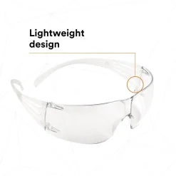 Eye Protection<3M SecureFit Protective Eyewear, Clear Lens (SF201AF)