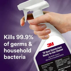 3M TG Quat All-Purpose Cleaners & Spray Disinfectant, Lemon Scent, 32 oz. (1027PC)
