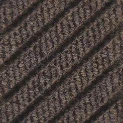 Floor Mats<M + A Matting M+A Matting WaterHog Max Grand Diamond, Mat + Two Ends, Universal Cleated, 4' x 12.6', Chestnut Brown (2249750000000)