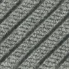 Floor Mats<M + A Matting M+A Matting WaterHog Max Grand Diamond, Mat + Two Ends, Universal Cleated, 3' x 7.1', Grey Ash (224973000000)