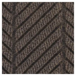 Floor Mats<M + A Matting M+A Matting WaterHog Max Herringbone Classic Mat, Universal Cleated, 6' x 12.2', Chestnut Brown (224075612070)