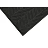 Floor Mats<M + A Matting M+A Matting WaterHog Max Herringbone Classic Mat, Universal Cleated, 3' x 10', Black Smoke (224070310070)