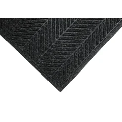 Floor Mats<M + A Matting M+A Matting WaterHog Max Herringbone Fashion Mat, Universal Cleated, 4' x 6', Black Smoke (22417046070)