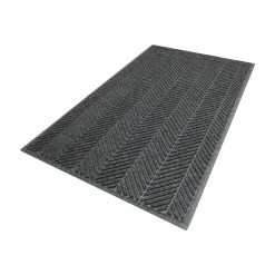 Floor Mats<M + A Matting M+A Matting WaterHog Max Herringbone Fashion Mat, Universal Cleated, 3' x 5', Grey Ash (22417335070)