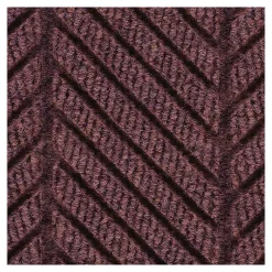 Floor Mats<M + A Matting M+A Matting WaterHog Max Herringbone Classic Mat, Smooth, 4' x 6', Maroon (22407446170)