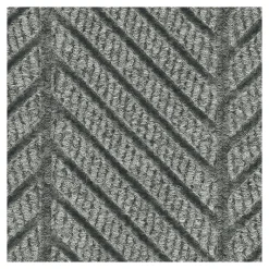 Floor Mats<M + A Matting M+A Matting WaterHog Max Herringbone Classic Mat, Smooth, 3' x 10', Grey Ash (224073000000)