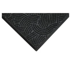 Floor Mats<M + A Matting M+A Matting WaterHog Plus Indoor Mat, 5.83' x 11.83', Black Smoke (18570612090)