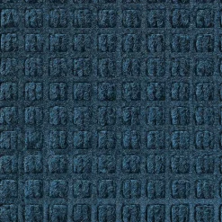 Floor Mats<M + A Matting M+A Matting WaterHog Squares Fashion Mat, Universal Cleated, 3' x 10', (28061310070) Navy