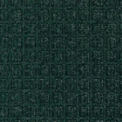 Floor Mats<M + A Matting M+A Matting WaterHog Squares Fashion Mat, Universal Cleated, 4' x 10', Ever (28059410070) Green