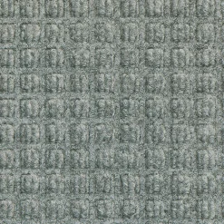 Floor Mats<M + A Matting M+A Matting WaterHog Squares Fashion Mat, Universal Cleated, 6' x 8', Medium Grey (2805768070)
