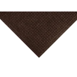 Floor Mats<M + A Matting M+A Matting WaterHog Squares Fashion Mat, Universal Cleated, 6' x 20', Dark Brown (28052620070)