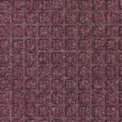 Floor Mats<M + A Matting M+A Matting WaterHog Squares Classic Mat, Smooth, 4' x 6', Bordeaux (2006046170)