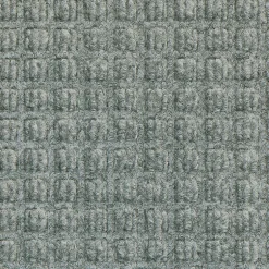 Floor Mats<M + A Matting M+A Matting WaterHog Squares Classic Mat, Smooth, 4' x 6', Medium Grey (2005746170)