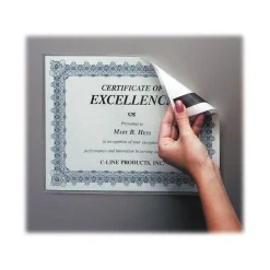 C-Line Magnetic Cubicle Keepers®, Clear Polypropylene, 8 1/2