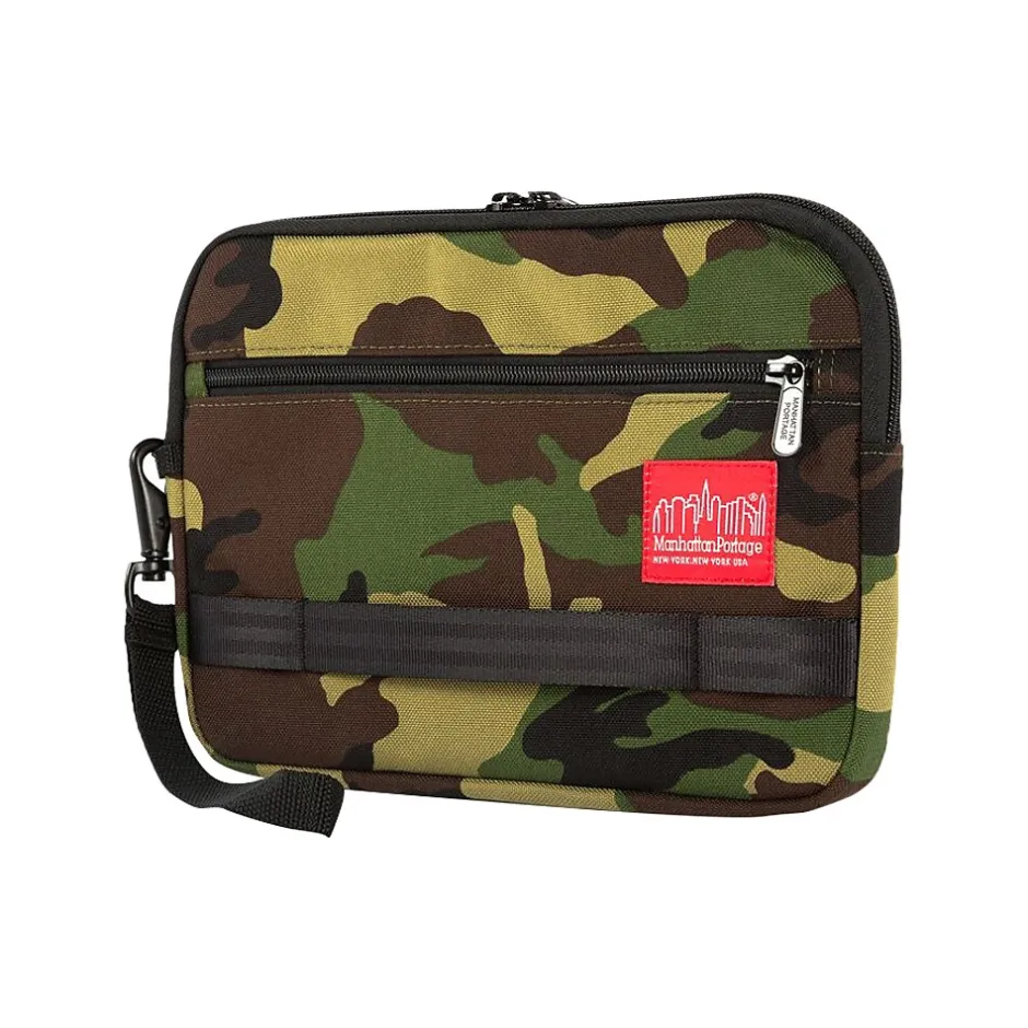 Manhattan Portage Henry Fabric Portfolio Case with Zipper Closure, Camouflage (843531063454)