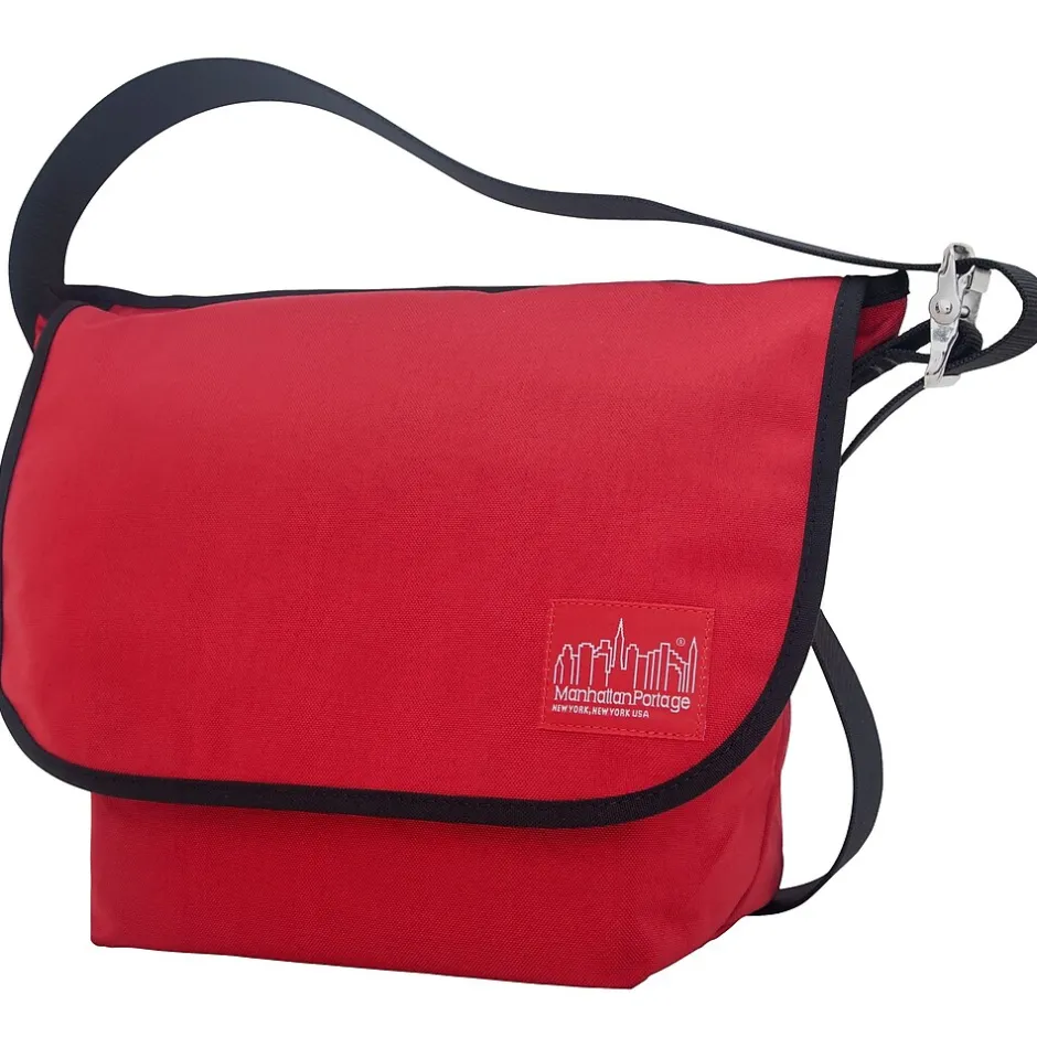 Manhattan Portage Vintage Messenger Bag Medium Red (1606V RED)