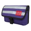 Manhattan Portage Wards Island Fabric Casual Messenger Bag, Purple (1120 PRP)