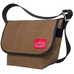 Manhattan Portage Waxed Vintage Messenger Bag Small Field Tan (1605V-WP FTAN)