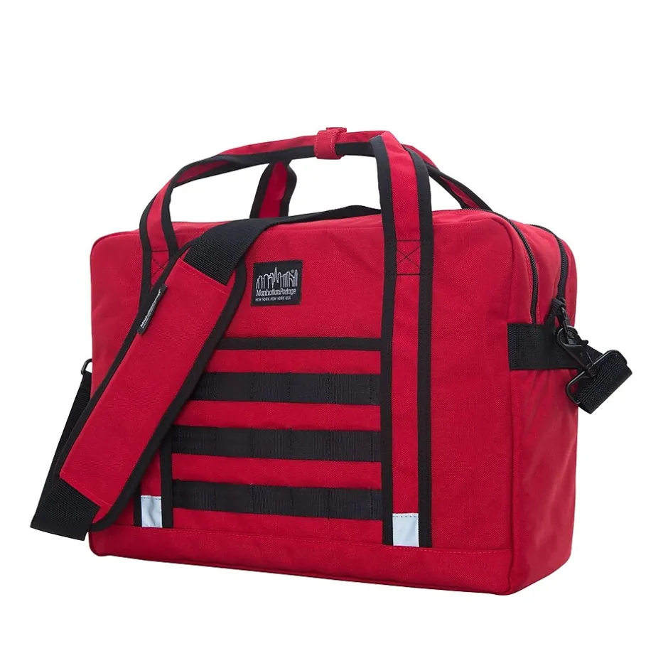 Manhattan Portage Yorkville 15" Fabric Laptop Bag, Red (1628-BL RED) Outlet