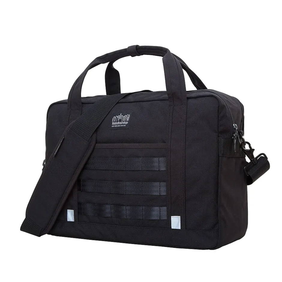 Manhattan Portage Yorkville 15" Fabric Laptop Bag, Black (1628-BL BLK) New