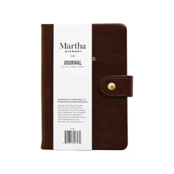 Martha Stewart Brown Faux Leather Journal (MS101P) Sale