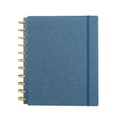 Martha Stewart Customizable Notebook, 9.5" x 11.38", Ruled, 60 Sheets, Navy (MS110N) Best