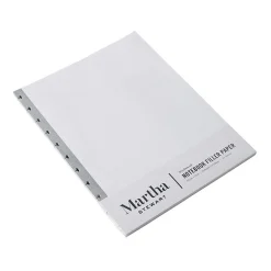 Martha Stewart Discbound College Ruled Filler Paper, 8.5" x 11", 10+ Punched, 50 Sheets/Pack (MS107V) Discount