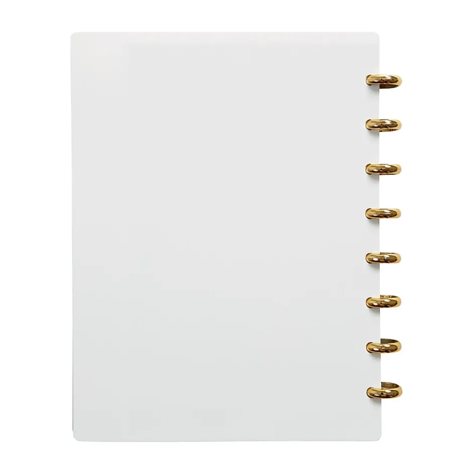 Martha Stewart Gold Vine Poly Junior Discbound Notebook (MS102G) New